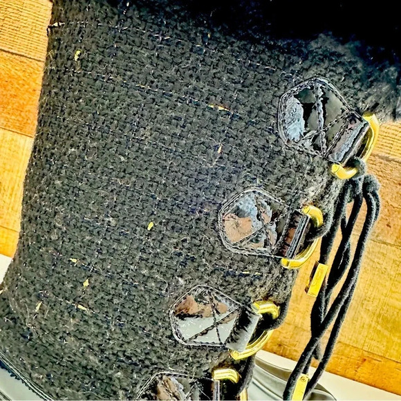 NWOT INC International Concepts Lorinah Women Round Toe Canvas/Fur Duck Boots - Picture 8 of 11